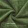 MIULEE Pack of 2 Couch Throw Pillow Covers 18x18Inch Soft Moss Green Spring Chenille Pillow Covers for Sofa Living Room Solid Dyed Pillow Cases