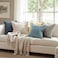 MIULEE Pack of 2 Decorative Throw Pillow Covers 20x20 Inch Soft Boho Striped Textured Corduroy Pillow Covers Modern Farmhouse Home Decor for Couch Bed Sofa Living Room Cream White