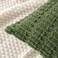 MIULEE Pack of 2 Spring Corduroy Decorative Throw Pillow Covers 20x20 Inch Soft Boho Striped Pillow Covers Modern Farmhouse Home Decor for Summer Sofa Living Room Couch Bed Moss Green