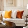 MIULEE Velvet Throw Pillow Covers 18x18 Inch Pack of 2 Pure White Soft Solid Decorative Pillow Covers Cushion Cases Modern Luxury Home Decor for Spring Couch Sofa Bedroom Livingroom