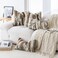 MOOX Rabbit Fur Throw Pillow Covers Decorative Fluffy Soft Fuzzy Plush Luxury Genuine Animal Skin Lumbar Pillow 12x20 Cushion CoverYellowWhite 12x20inch