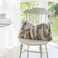 MOOX Rabbit Fur Throw Pillow Covers Decorative Fluffy Soft Fuzzy Plush Luxury Genuine Animal Skin Lumbar Pillow 12x20 Cushion CoverYellowWhite 12x20inch