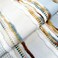 NUYECY Chenille and Cotton Long Pillow for BedStriped Textured Boho Long Lumbar Throw Pillow Cover 14x36Neutral Accent Decorative Body Pillow Case for Couch Sofa BedroomLight Blue Earth Tones