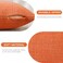 OTOSTAR Pack of 2 Throw Pillow Covers 12x20 Inch Linen Orange Pillowcases Farmhouse Decorative Solid Pillow Covers 30x50 cm Lumbar Cushion Case for Home Decor Sofa Couch Bed Orange