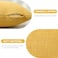 OTOSTAR Pack of 2 Throw Pillow Covers 16x24 Inch Linen Yellow Pillowcases Farmhouse Decorative Solid Pillow Covers 40x60 cm Lumbar Cushion Case for Home Decor Sofa Couch Bed Yellow