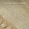 Phantoscope Pack of 2 Farmhouse Modern Fall Decorative Solid Throw Pillow Cover Burlap Linen Trimmed Tailored Edges Outdoor Pillows Oatmeal 18 x 18 inches 45 x 45 cm