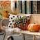 RABUSOFA Fall Pillow Covers 12x20 InchPolka Dot Pumpkin Pillows Decorative Throw PillowsThanksgiving Autumn Outdoor Lumbar Pillow Case Decoration for Home Orange3012