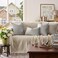 GIGIZAZA Silver Grey Velvet Decorative Throw Pillow Covers for Sofa Bed 2 Pack Soft Cushion Cover