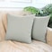 Thmyo 4Pack 100 Cotton Comfortable Solid Decorative Throw Pillow Case Square Cushion Cover Pillowcase Sublimation Blank Pillow Covers DIY Throw Pillowcase for Sofa Bedroom20x20 inch 50x50cmGrey