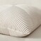 Topfinel Cream Boho Decorative Throw Pillow Covers 20x20 Inch for Couch Sofa Bed Soft Corduroy Striped Patchwork Windmill Textured Neutral Square Cushion Covers Accent Home Decor 50x50cm Set of 2