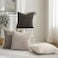 Topfinel Decorative Neutral Gray Throw Pillow Covers for CouchBoho Cozy Soft Cushion Covers Set of 4 with CorduroyAccent Pillowcases for SofaBedLiving Room Home Decor 1818 Inch CreamGrey