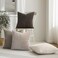 Topfinel Decorative Neutral Gray Throw Pillow Covers for CouchBoho Cozy Soft Cushion Covers Set of 4 with CorduroyAccent Pillowcases for SofaBedLiving Room Home Decor 1818 Inch CreamGrey