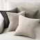 Topfinel Decorative Neutral Gray Throw Pillow Covers for CouchBoho Cozy Soft Cushion Covers Set of 4 with CorduroyAccent Pillowcases for SofaBedLiving Room Home Decor 1818 Inch CreamGrey