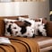 Woaboy Pack of 2 Luxury Faux Fur Throw Pillow Covers Cowhide Decorative Soft Fluffy Plush Couch Throws Brindle Cushion Covers for Couch Living Room Sofa Bedroom 12x20 Inch