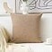 Home Brilliant Decoration Lined Linen Throw Pillow Sham Cushion Cover for Living Room Couch Patio 26 x 2666cm Natural Linen