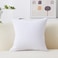 Home Brilliant Decorative Pillow Cover 18 x 18 Accent Solid Striped Corduroy Throw Pillow Cover for Couch Sofa Bench Living Room Summer Decor Pure White 18x18 inch 45cm