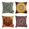Ussuperstar Boho Decorative Set of 4 Throw Pillow Covers Cushion Cover Throw Floral Printed Pillow Case 18 X 18 Inch Pillowcase