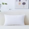Home Brilliant Oblong Pillow Cover Decorative Striped Corduroy Rectangle Cushion Cover for Couch 12 x 20 Inch Pure White