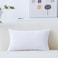Home Brilliant Oblong Pillow Cover Decorative Striped Corduroy Rectangle Cushion Cover for Couch 12 x 20 Inch Pure White