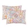 Wake In Cloud Boho Pillow Cases 100 Cotton Fabric Bohemian Chic Hippie Printed Pattern Set of 2 Pillowcases Pillow Shams Covers Turquoise Orange King Size 20x36 Inches