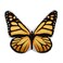 JWH 3D Butterfly Throw Pillow Cover Cute Decorative Accent Pillow Cases Papillon Soft Stuffed Plush Aesthetic Cushion for Farmhouse Bedroom Sofa Couch Bed Car 13x15 Inch Yellow