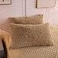 LIFEREVO 2 Pack Faux Fur Pillow ShamsShaggy Plush Home Decorative Luxury Series Super Soft Furry Pillow Case with Zipper Closure for Home Sofa Couch DecorationStandard Camel20x26