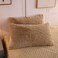 LIFEREVO 2 Pack Faux Fur Pillow ShamsShaggy Plush Home Decorative Luxury Series Super Soft Furry Pillow Case with Zipper Closure for Home Sofa Couch DecorationStandard Camel20x26