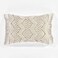 Lush Decor Studio Chevron Macrame Decorative Throw Pillow Cover 20 W x 13 L Neutral Rectangle Pillow Cover Throw Pillows For Bed Couch Or Chair