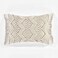 Lush Decor Studio Chevron Macrame Decorative Throw Pillow Cover 20 W x 13 L Neutral Rectangle Pillow Cover Throw Pillows For Bed Couch Or Chair