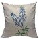 VERSUSWOLF Throw Pillow Covers Blue Texas Watercolor Bluebonnet Cotton Linen Decorative Square Pillowcases Cushion Cover 18 X 18 Inch