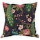AOYEGO Peacock On Cherry Tree Throw Pillow Cover Beautiful Bird Feather Wings Floral Branch Botanical Pillow Case 18x18 Inch Decorative Cotton Linen Square Cushion for Home Couch Bed