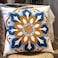 KITTMIN Sunflower Embroidery Pillow Cover 18x18 1 Pack Solo 3D Floral Accent for Armchair Bed Cute Spring Summer Decor Gift Breathable Cotton Canvas Orange No Insert