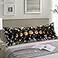 KENADVI Moon Phases Body Pillow Cover Moon Phase Moonlit Star Night Bobo Flowers Long Pillow Case Protector with Zipper Rectangle Soft Large Pillow Cases Covers for BeddingCouchSofa 20x54