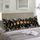 KENADVI Moon Phases Body Pillow Cover Moon Phase Moonlit Star Night Bobo Flowers Long Pillow Case Protector with Zipper Rectangle Soft Large Pillow Cases Covers for BeddingCouchSofa 20x54