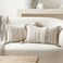 BlissBlush Decorative Lumbar Throw Pillow Covers 12x20 Combo Set of 2 Gray Rectangular Boho Accent Pillowcase Neutral Grey Farmhouse Cushion for Couch Sofa Bedroom Living Home Dcor Cover ONLY