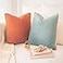 MONDAY MOOSE Decorative Throw Pillow Covers Cushion Cases Set of 2 Soft Velvet Modern DoubleSided Designs Mix and Match for Home Decor Pillow Inserts Not Included 16x16 inch OrangeTeal