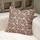 Amor Virisso Throw Pillow Covers 20x20 Floral Pillow Covers Block Print Farmhouse Neutral Pillow Covers Decorative Accent Throw Pillows for Couch Bed Living Room Sofa Pillows 1PC Brown
