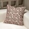 Amor Virisso Throw Pillow Covers 20x20 Floral Pillow Covers Block Print Farmhouse Neutral Pillow Covers Decorative Accent Throw Pillows for Couch Bed Living Room Sofa Pillows 1PC Brown