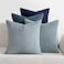MIULEE Summer Throw Pillow Covers 18x18 Inch Set of 4 Western Neutral Decorative Cushion Covers Soft Boho Farmhouse Modern Coastal Spring Decor for Couch Bed Sofa Living Room Dark Blue Navy Series