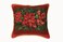 Violet Linen Decorative Christmas Poinsettias Design Tapestry 18 X 18 Cushion Cover