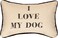 Manual Woodworker I Love My Dog Word Pillow 125X85