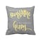 Leaveland 18 x 18 Inch You Are My Sunshine Yellow On Gray with Chevron Soft Cotton Polyester Throw Pillow Cases Home Decor Coshion cover Decoretive pillow cover
