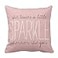 Emvency Throw Pillow Cover Rustic Pink Blush Sparkle Decorative Pillow Case Girly Home Decor Square 18 x 18 Inch Cushion Pillowcase