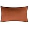 KINGROSE Solid Velvet Decorative Throw Pillowcase Luxury Soft Cushion Cover for Sofa Couch Office Bed Living Room 14 x 24 Inches Copper