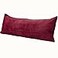 Zhiyuan Warm Fleece Body Pillow Cover Only Long Pillowcase 175 x 47 Inch Wine