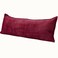 Zhiyuan Warm Fleece Body Pillow Cover Only Long Pillowcase 175 x 47 Inch Wine