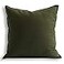 Jeanerlor Solid Cotton Linen Decoration Toss Throw Pillow Sham Cushion Case Special Pillow Cover Delicate Decorative Pillowcase for BedChairCouch 18x1845 x 45cm Olive Green