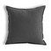 Jeanerlor SureGuard Pillowcase Cousion Cover Decor Cotton Linen with Unique Design to Embellish Study RoomHouseOffice 20x2050 x 50cm Dark Grey