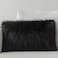 Phantoscope Faux Fur Solid Decorative Pillow Cover Fluffy Throw Pillow Mongolian Luxury Fuzzy Pillow Case Cushion Cover for Bedroom and CouchBlack 12 x 20 Inches