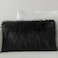 Phantoscope Faux Fur Solid Decorative Pillow Cover Fluffy Throw Pillow Mongolian Luxury Fuzzy Pillow Case Cushion Cover for Bedroom and CouchBlack 12 x 20 Inches